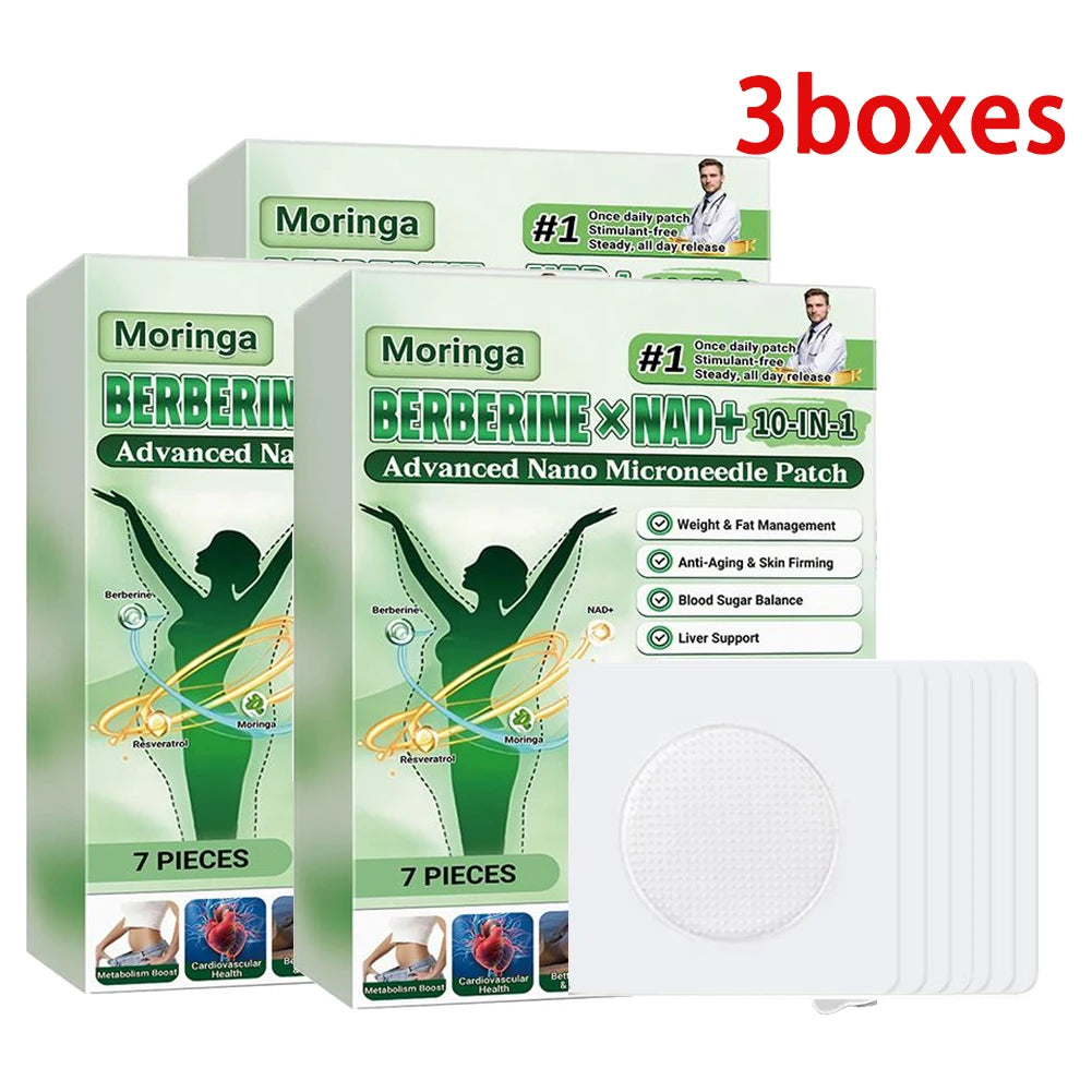 10-in-1 Nano Microneedle Patch Natural Gentle Patches Moisturizing Skin for Women Men Firming Nano Microdarts Patches 0.2mm Oasis Select 3 boxes