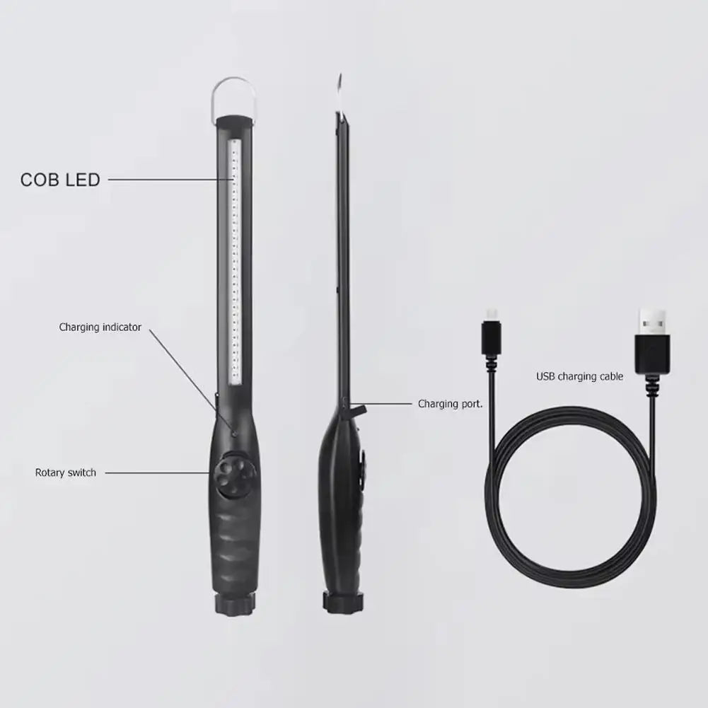 Long Strip Work Lamp UV Sterilizer Lamp Magnetic Super Bright Adjustable Brightness Rechargeable Handheld Emergency Night Lamp Oasis Select