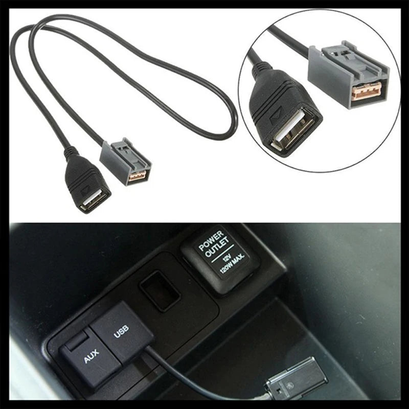 USB CABLE ADAPTER AUX 2008 Onwards For CIVIC JAZZ/CR-V ACCORD/CR-Z 09-13 MP3 Oasis Select