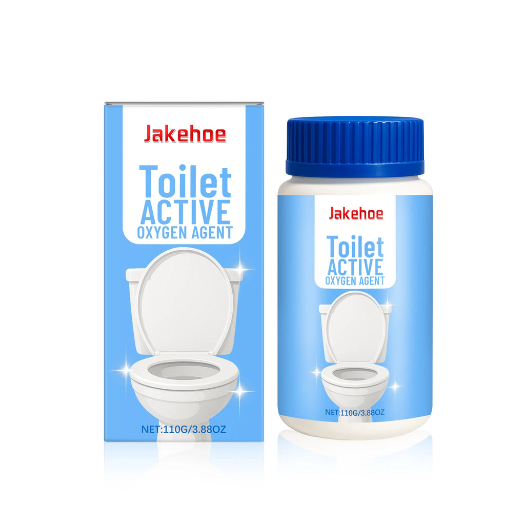 Jakehoe Active Toilet Cleaner Powder Household Toilet Cleaning Odor Removal Scale Removal Cleaning Powder for Household Cleaning Oasis Select 110g