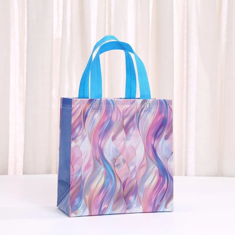 Merry Christmas Non-woven Tote Bag Kids Gift Fabric Packaging Large Handbag Waterproof Storage Reusable Pouch Oasis Select F Other