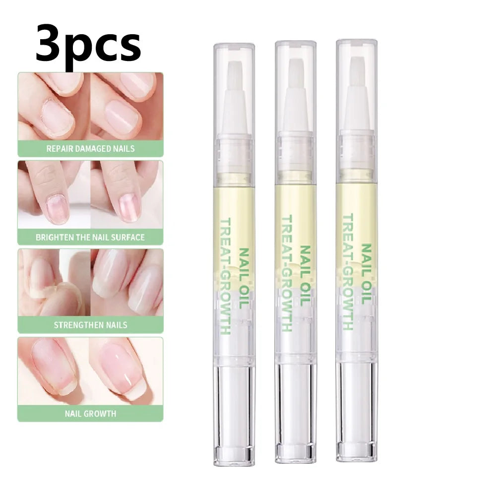 Nail Growth & Nourishing Cuticle Oil – Strengthen Nails (3-Pack)
