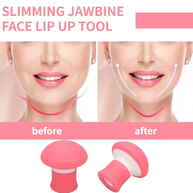 Silica Gel Mouth Jaw Exerciser Slimming Face Lift Tool Chin V Face Lifting Double Thin Wrinkle Removal Blow Breath Exerciser Oasis Select