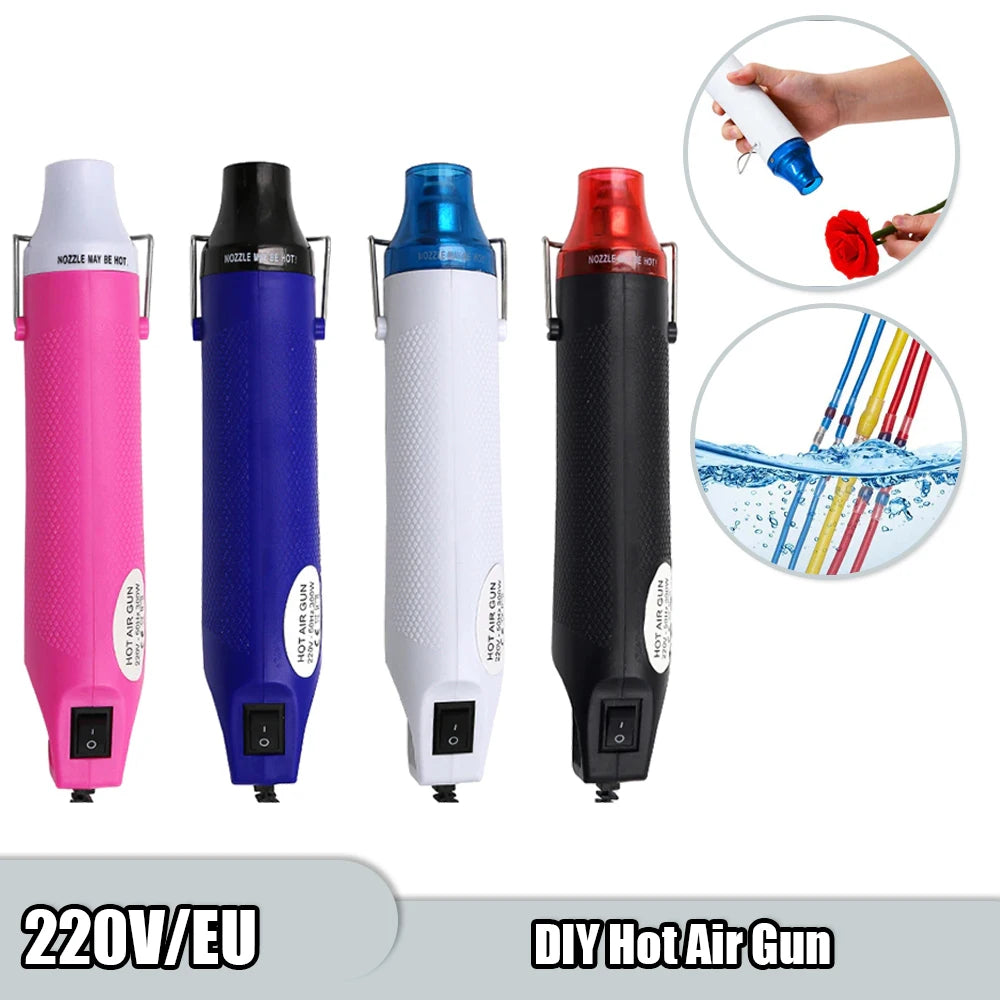 Hot Air Gun 220V Soldering Temperature Blower Gun DIY Crafts Electric Power Hot Dryer Mini Heat Gun For Shrink Tubing Car Wrap Oasis Select