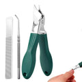 Three sets of eagle beak diagonal nail clippers, diagonal nail clippers, suitable for thick nails, elderly people, and nail care Oasis Select Style 1
