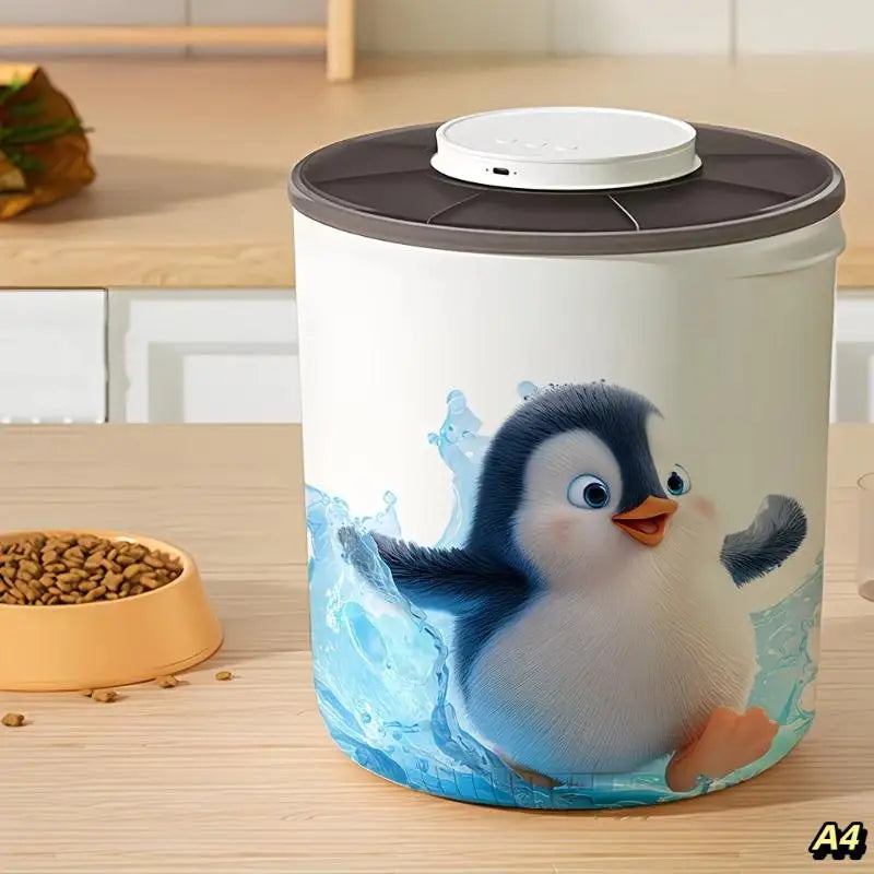Waterproof Cat & Dog Food Container Sticker PVC Decal