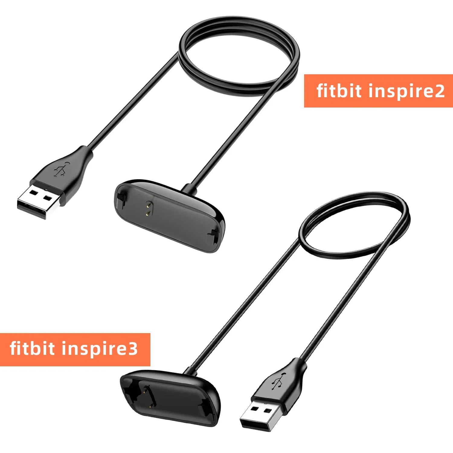 USB Charger for Fitbit Inspire 1/2/3 & Ace 3 – Fast Replacement Smartwatch Charger Oasis Select
