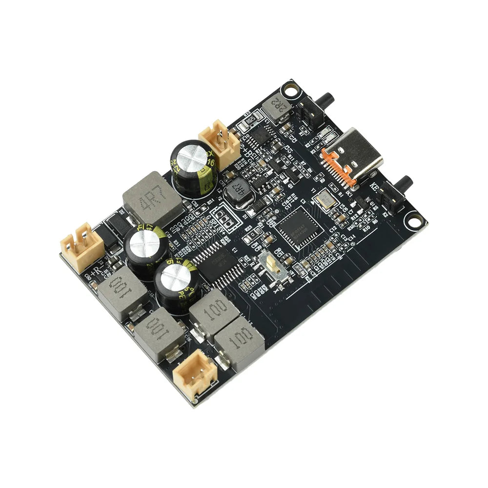 DC 5V TWS Bluetooth Amplifier Module 2X10W Dual Channel Bass Enhancement Algorithm Bluetooth Amplifier Board Type-C Interface Oasis Select Without Wire