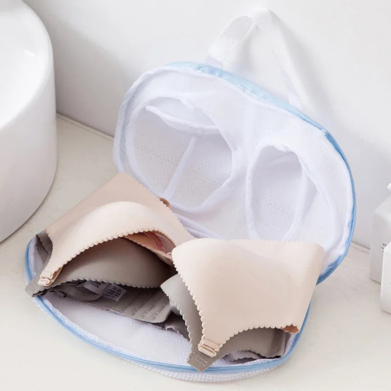 Machine-wash Special Home Use Polyester Anti-deformation Bra Mesh Bags Laundry Brassiere Bag Cleaning Underwear Sock Cartoon Oasis Select