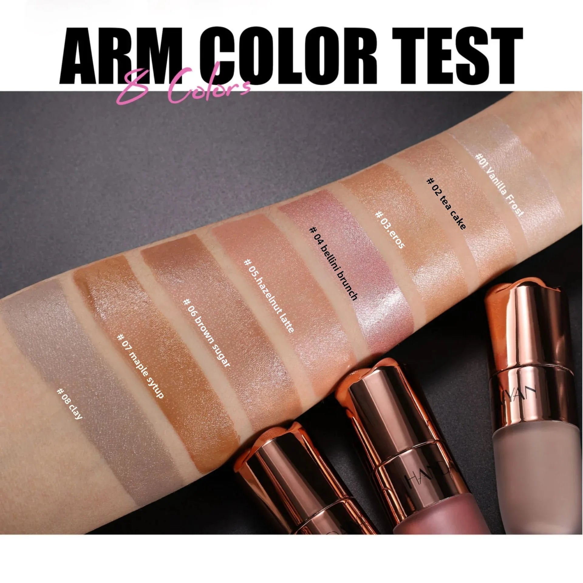 Handaiyan Rose Glow Liquid Highlighter Stick | 3D Contour