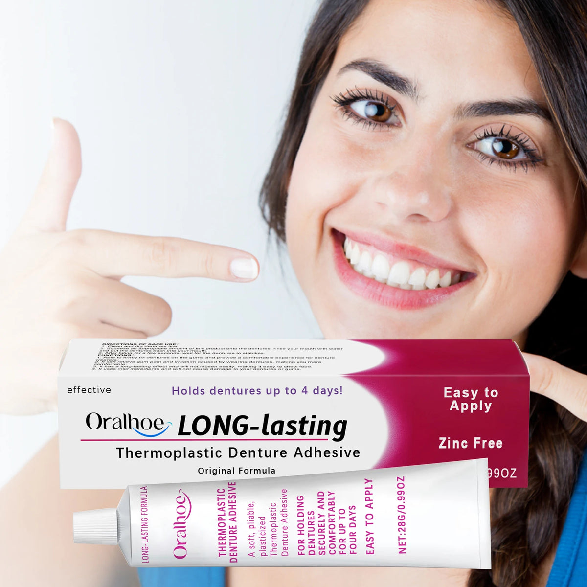 Thermoplastic Denture Adhesive Long-lasting Denture Fixing Adhesive Improve Comfort Denture Care Products Odontologia Oasis Select