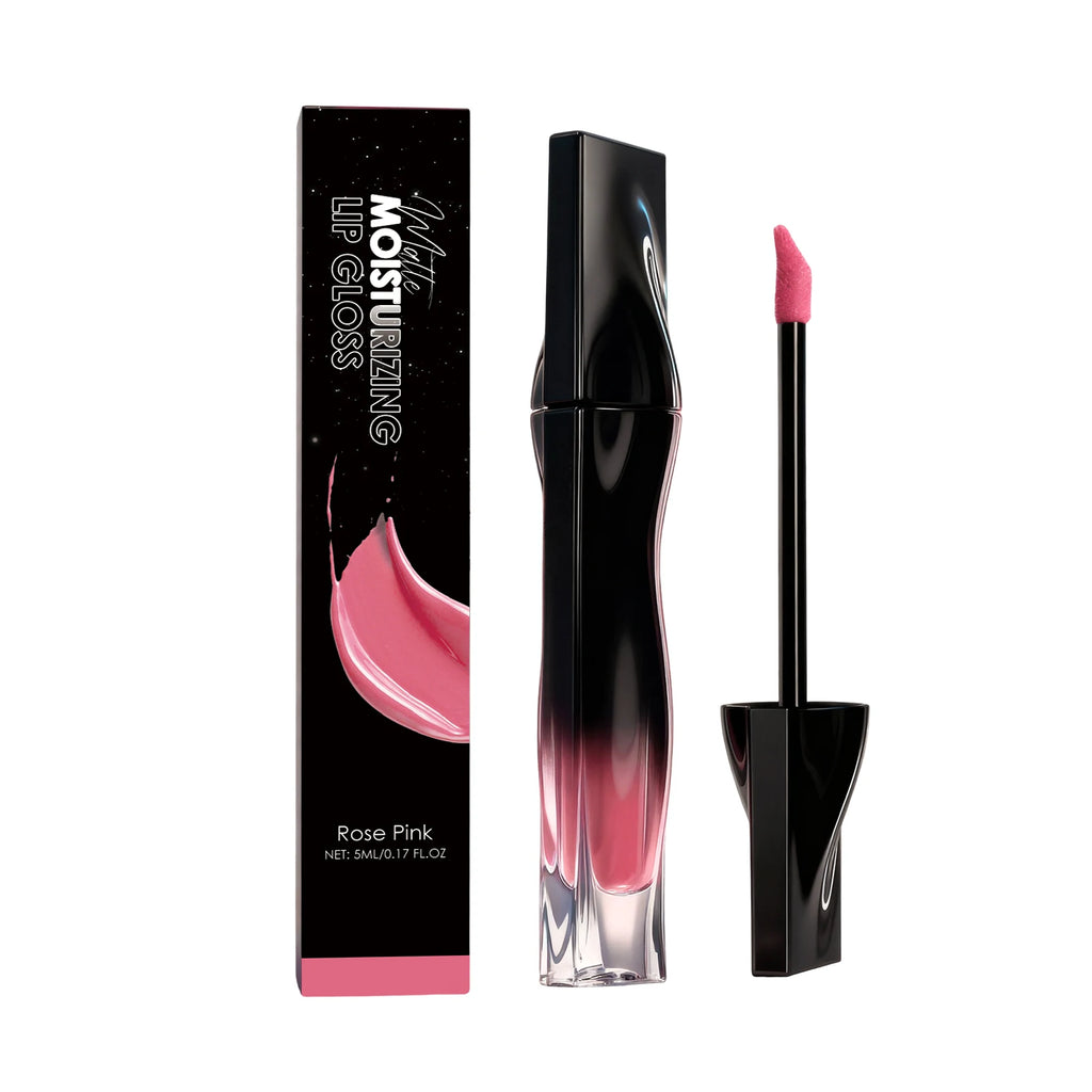 Premium Matte Lip Balm Smooth Matte Finish Reduce Dry Lines Lasting Pigment Natural Look Lightweight Moisturize 6-Color Lipstick Oasis Select Rose Pink