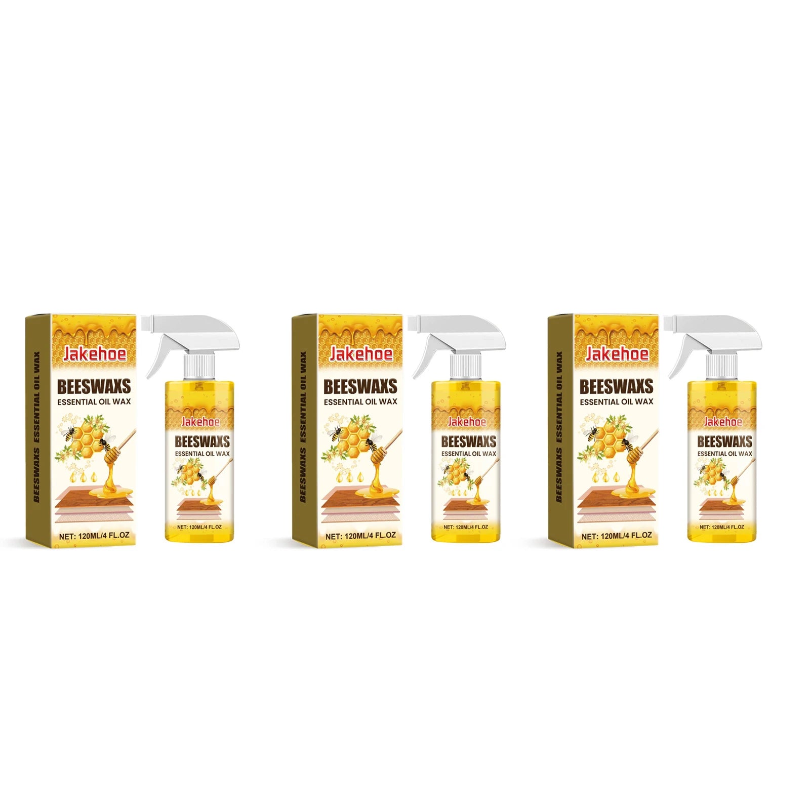 Furniture Solid Wood Care Polishing Beeswax Spray Waterproof Multipurpose Wear Resistant Wooden Floors Chair Cabinet Furniture Oasis Select 3sets boxed