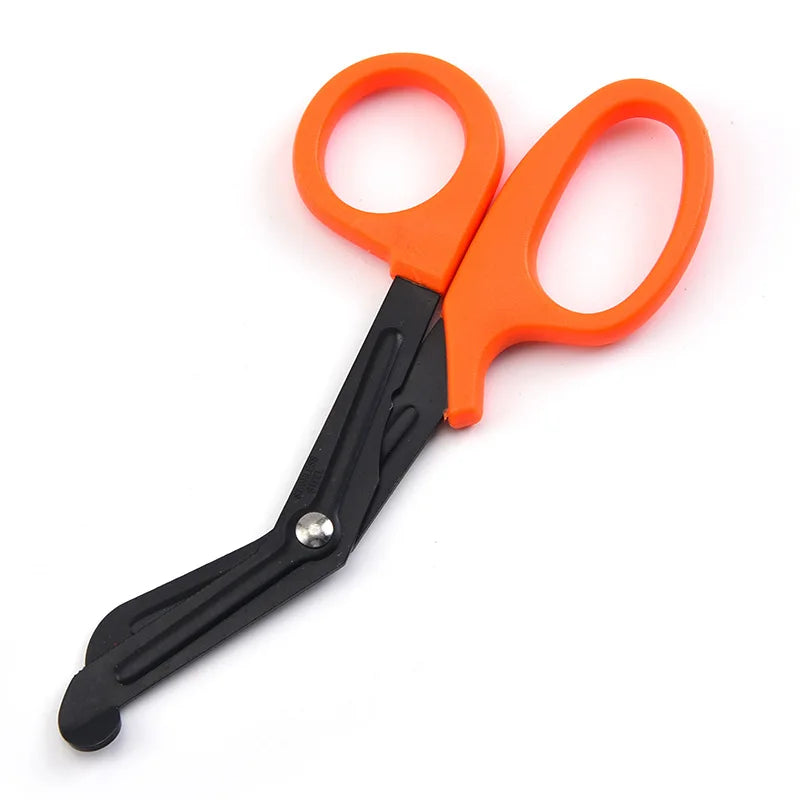 Medical Scissors Survive Paramedic Medical Rescue Scissor Trauma Gauze Tactical First Aid Shear Trauma Shears Survival Rescue Oasis Select Orange