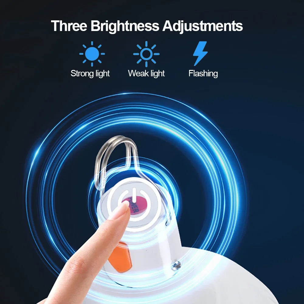 USB Rechargeable LED Camping Lantern | Hanging Tent Light