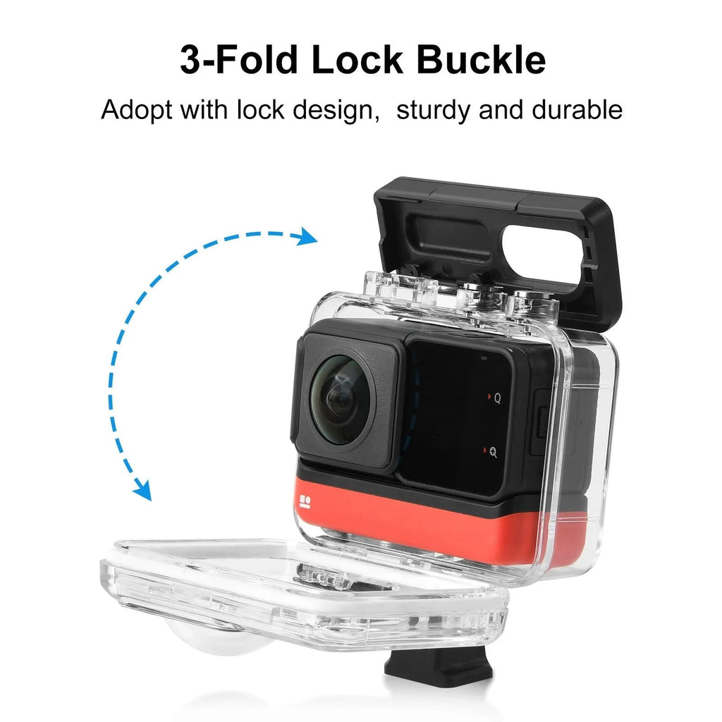Waterproof Diving Housing Case for Insta360 ONE RS/R – 30m