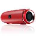 Portable Bluetooth Speakers Mini Wireless High Fidelity Surround Sound Subwoofer Outdoor Waterproof Camping Party Loudspeaker Oasis Select Red