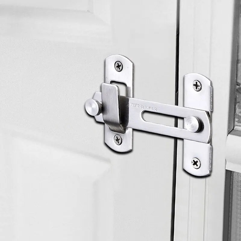 Sliding Barn Door Latch Sliding Right Angle Door Latch Door Bolt Wine Cooler Closet Window Door Latch Plug Baby Safety Latch Oasis Select