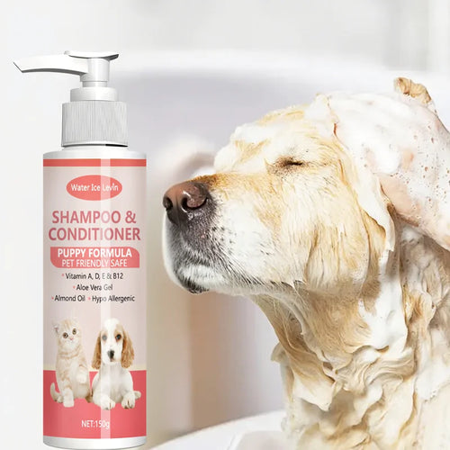 Gentle 2-in-1 Puppy Shampoo & Conditioner with Vitamins & Aloe - Hypoallergenic Formula for Soft, Shiny Coats & Moisturized Skin Oasis Select Default Title