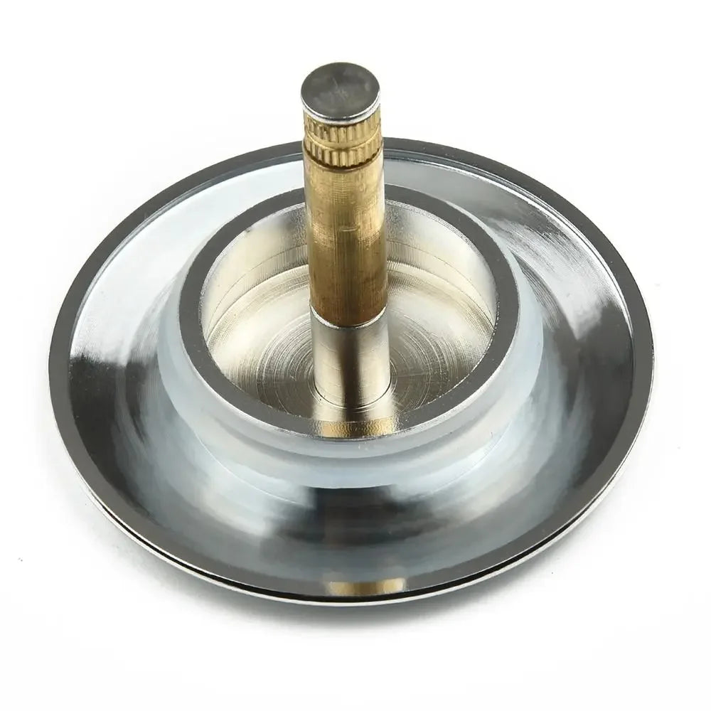 1Pcs Durable Pop Up Waste Stopper Bathtub Plug Brass Only Flat Seal Bath Stopper Adjustable 70mm Bathroom Tub Drain Filter Oasis Select