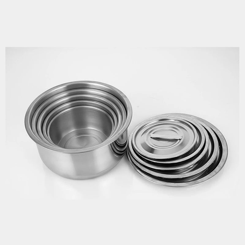 Stainless Steel Soup Pot Stock Pot Set With Lid Kitchenware Stew Pot Cooking Tools Cookware Oasis Select