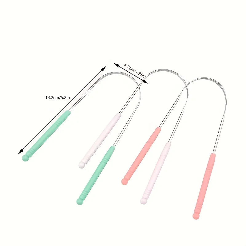 Stainless Steel Tongue Scraper & Cleaner | Oral Care Tool Tongue Scraper Oasis Select