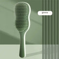 Massage Hair Comb Anti Detangling HairBrush Hair Styling Detangler Fast Blow Drying Curling Hair Brushes Comb Hairdressing Tools Oasis Select green