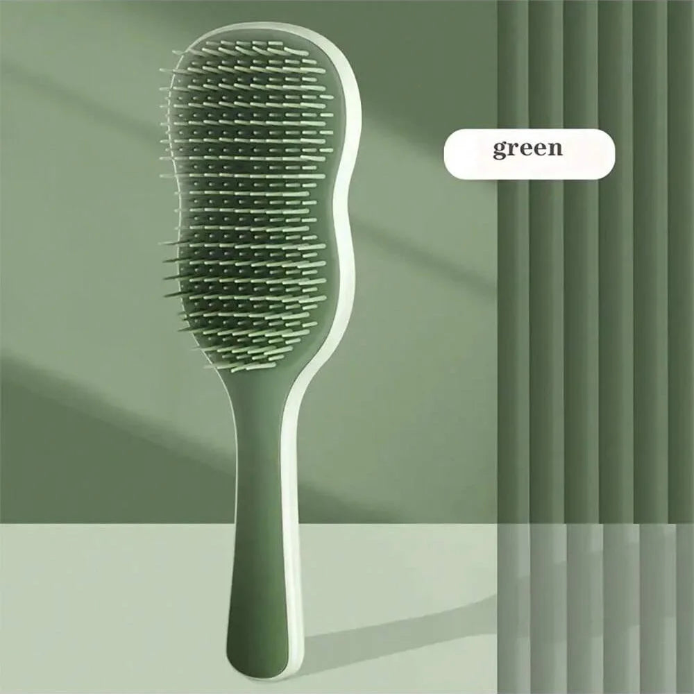 Detangling Massage Hair Brush – Blow Dry, Curl & Style Hair Detangling Brush Oasis Select SZ67-Green-02
