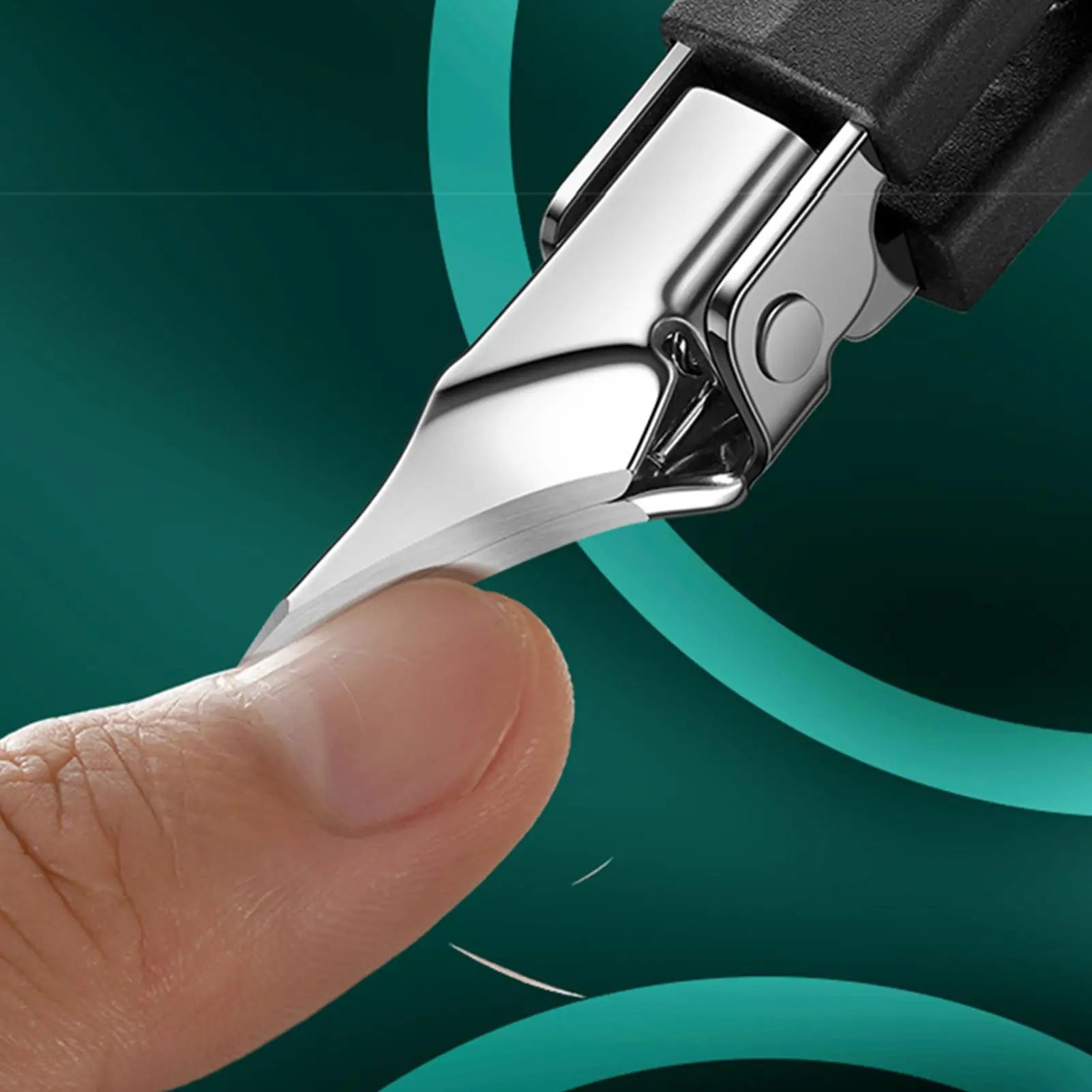 Curved Nail Clippers Diagonal Nail Clipper Precision Cutter Remover Trimmer Grooming Tool for Seniors Professional Travel Home Oasis Select