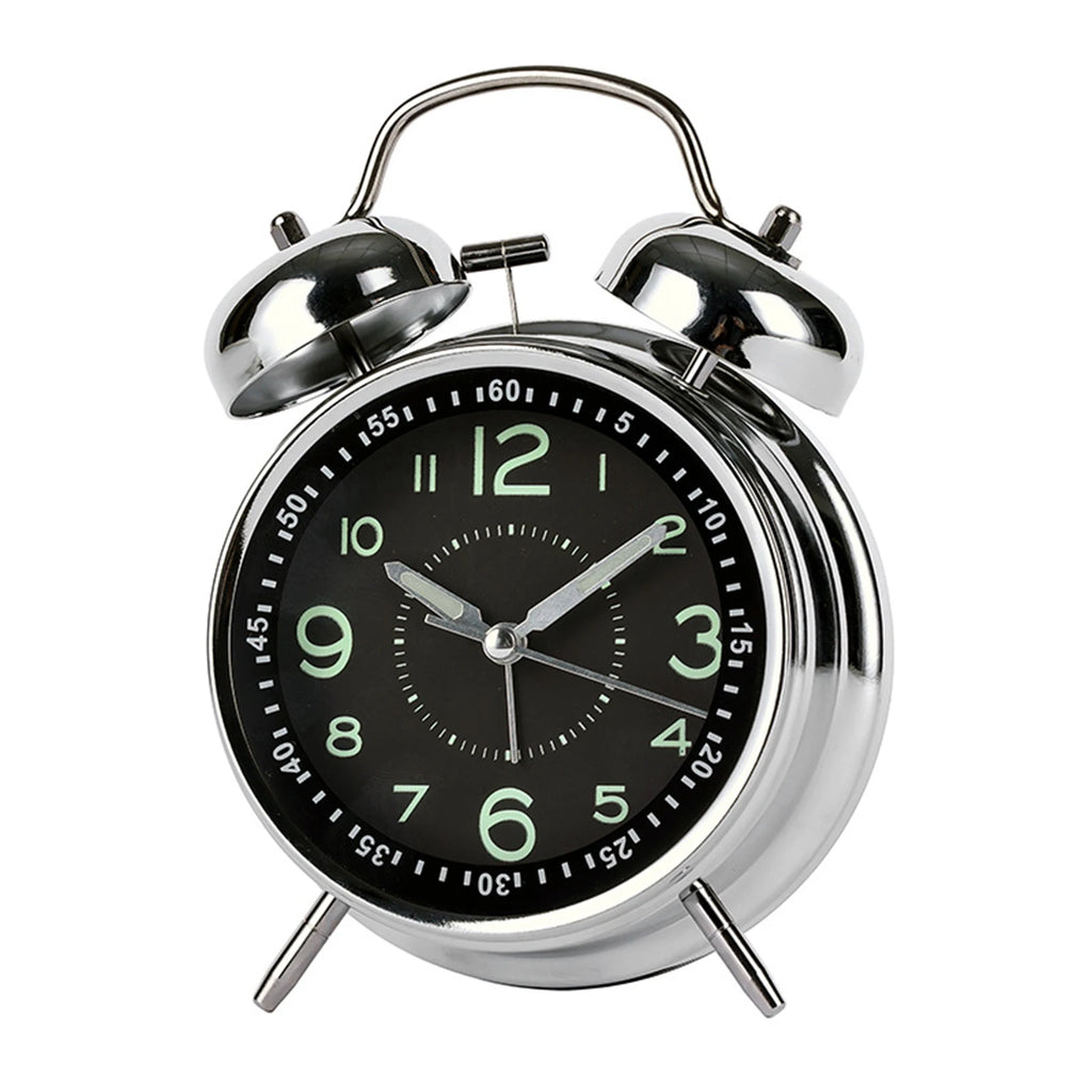 Twin-Bell Vintage Alarm Clock | Loud, Compact & Retro