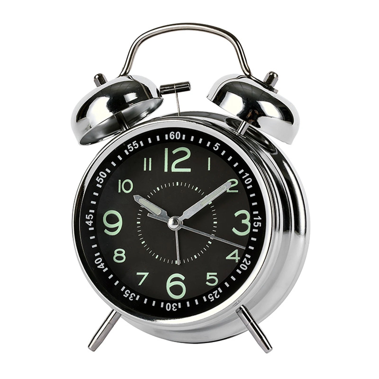 Twin-Bell Vintage Alarm Clock | Loud, Compact & Retro