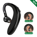 S109 Wireless Bluetooth 5.4 Universal Hook Earphone Sports Business Single Ear Headset Handsfree Headphone With Mic Smartphone Oasis Select (New) Black