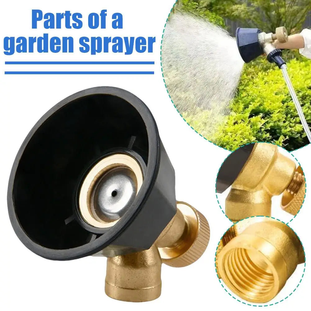 High-Pressure Tornado Vortex Garden Sprayer Nozzle – Adjustable
