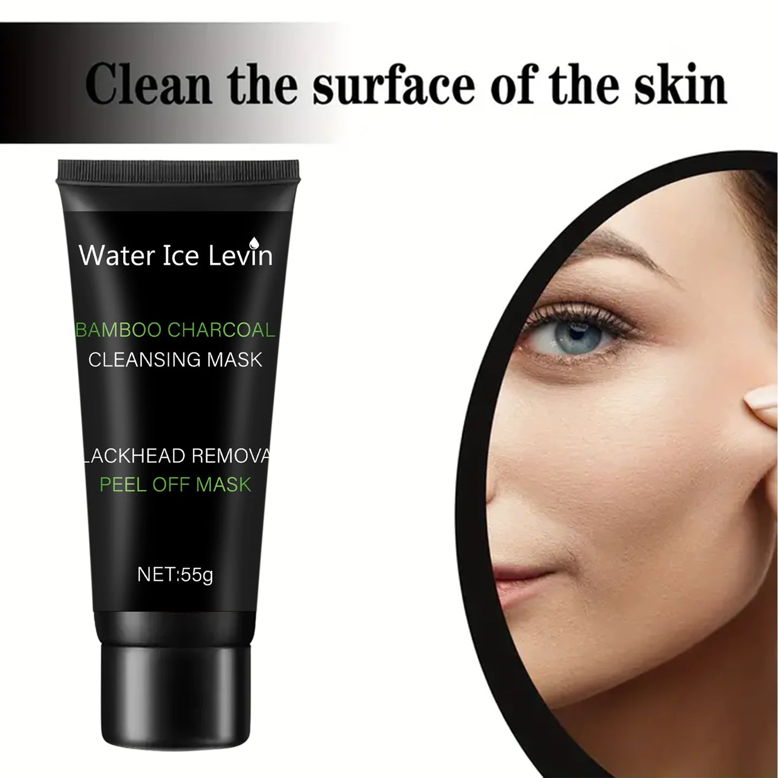 Bamboo charcoal cleansing mask Blackhead Removal Deep Mask Deep Cleansing Cleansing Exfoliating Mask Treatment Black Mask Oasis Select