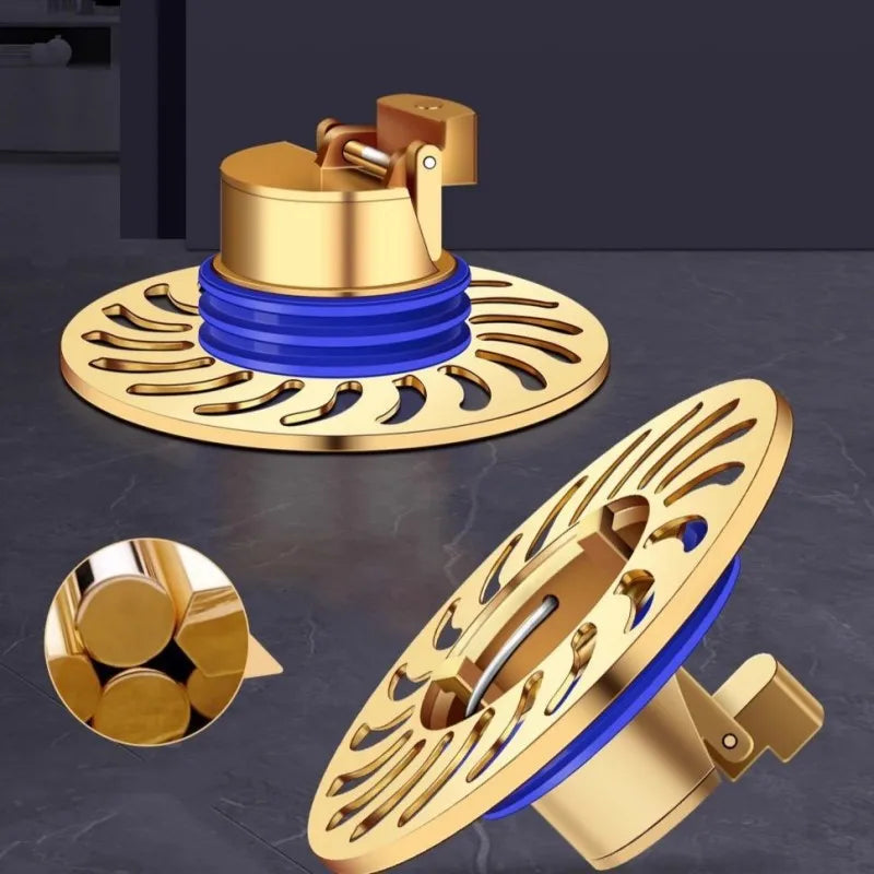 All-copper Floor Drain Core Floor Shower Drain Stopper Insectproof Anti-odor Deodorization Toilet Kitchen Bathroom Toilet Sewer Oasis Select