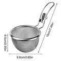 Mesh Strainer Spoon Wall-mounted Frying Filter Basket Spicy Hot Pot Noodles Scoop Kitchen Tableware Cooking Kitchen Tool Oasis Select Silver 1PC