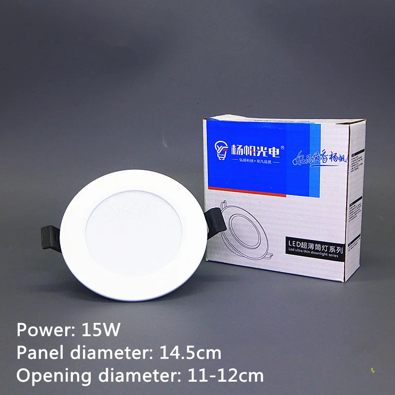 SHINEKNOT Ultra-Thin LED Recessed Downlight 6W 10W 15W 20W