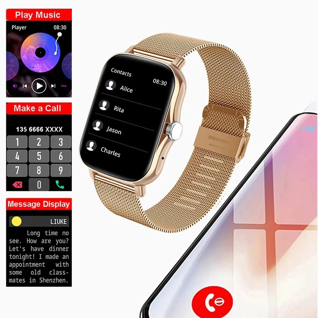 1.83" Smart Watch – Bluetooth Calls, Fitness & Sleep Tracker