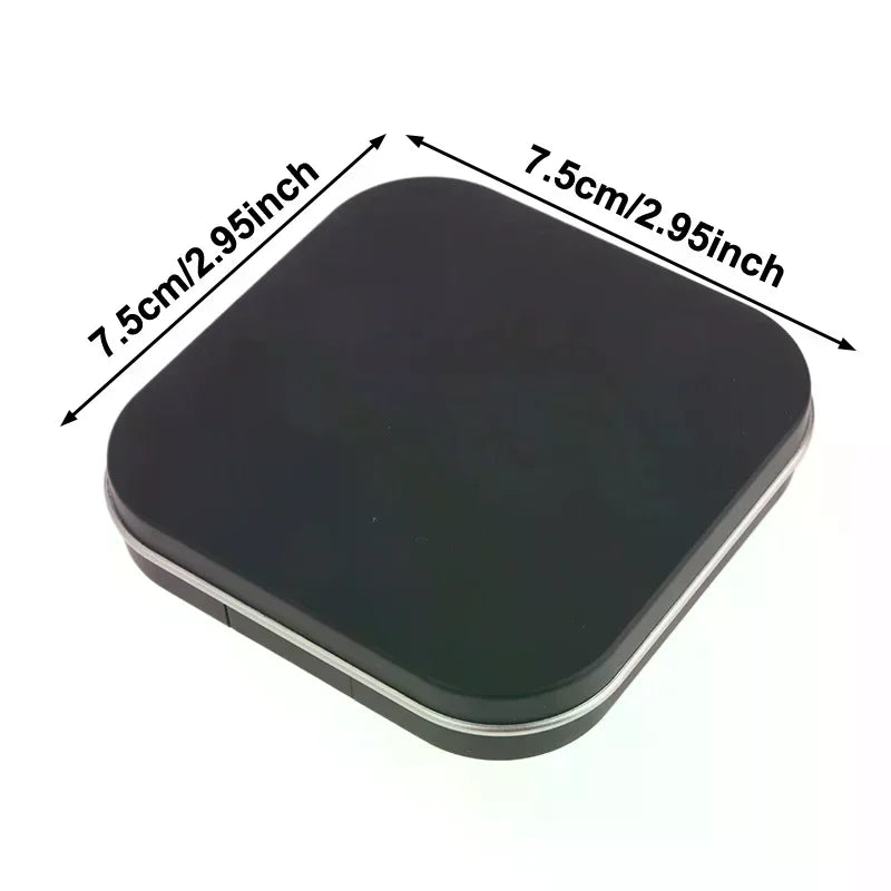 Matte Black Empty Magnetic Eyeshadow Palette Eye Makeup Storage Dish For Women Makeup Beginners DIY Eye Shadow Storage Box Tool Oasis Select
