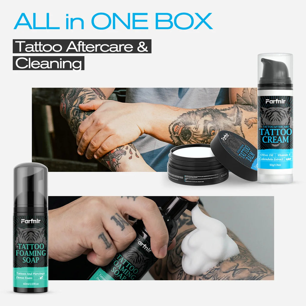 TATTOO care kit, smooths the skin, brightens the complexion, moisturizes and nourishes, making the skin delicate and radiant Oasis Select