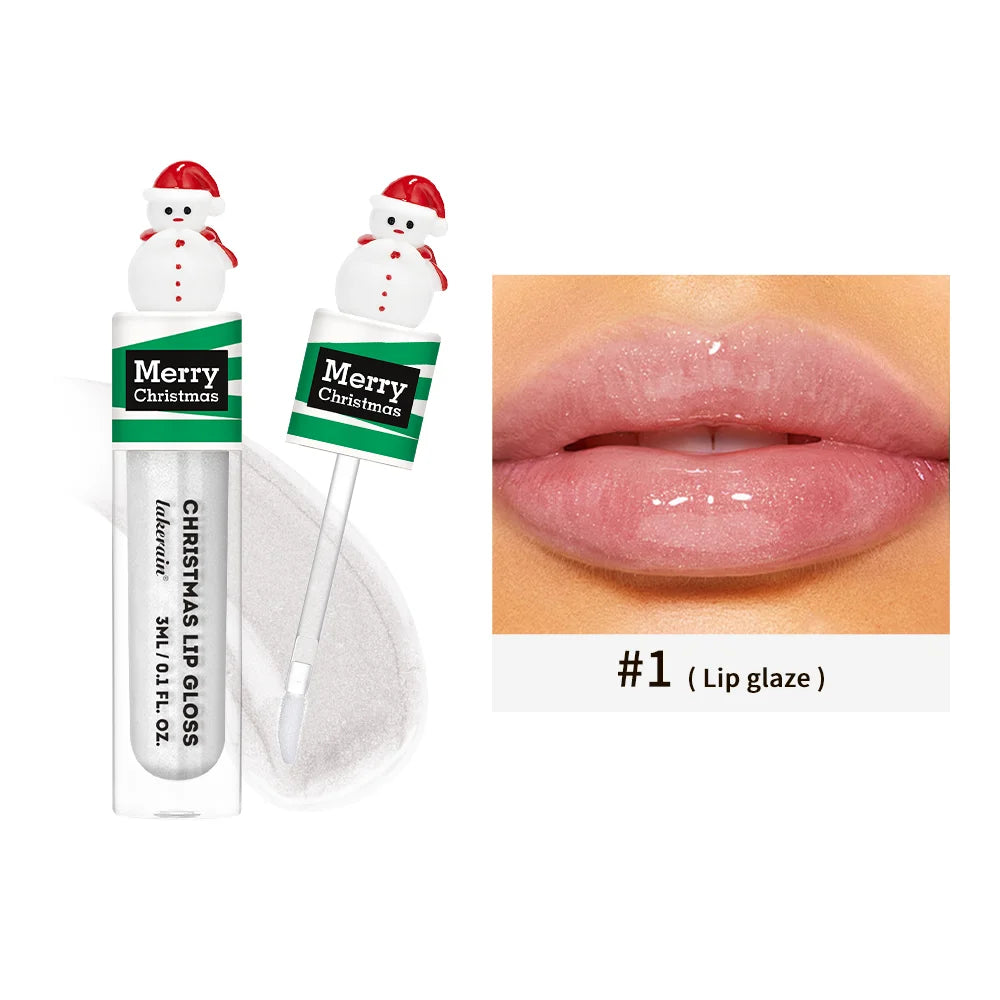 Christmas Lip Gloss Set – 6 Colors, Long-Lasting & Moisturizing Lip Gloss Set Oasis Select 1