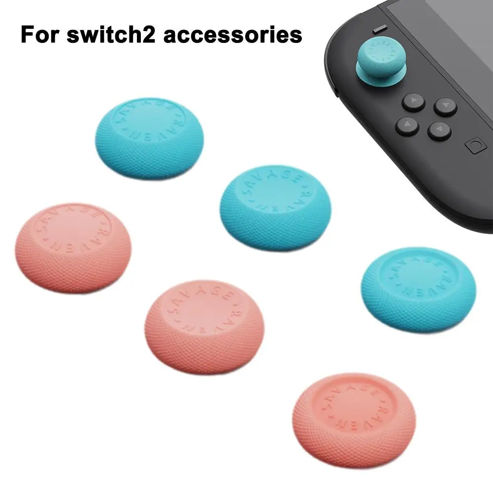 2025NEW For Nintendo Switch 2 NS2 Skull & Co. JoyCon Thumb Grip Set Joystick Cap Thumbstick Cover Game Accessories Oasis Select