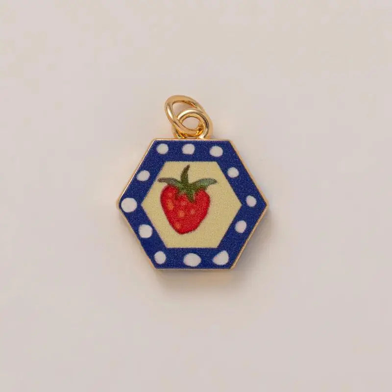 DIY Butterfly Flower Pendant – Gold-Plated Color Block Charm