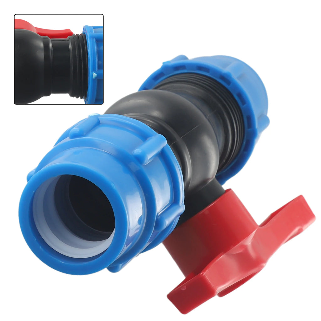 Shut-off Valve PE Pipe Ball Valves With External Thread Stop Valve Fitting 20/25/32mm High Pressure Resistance Oasis Select