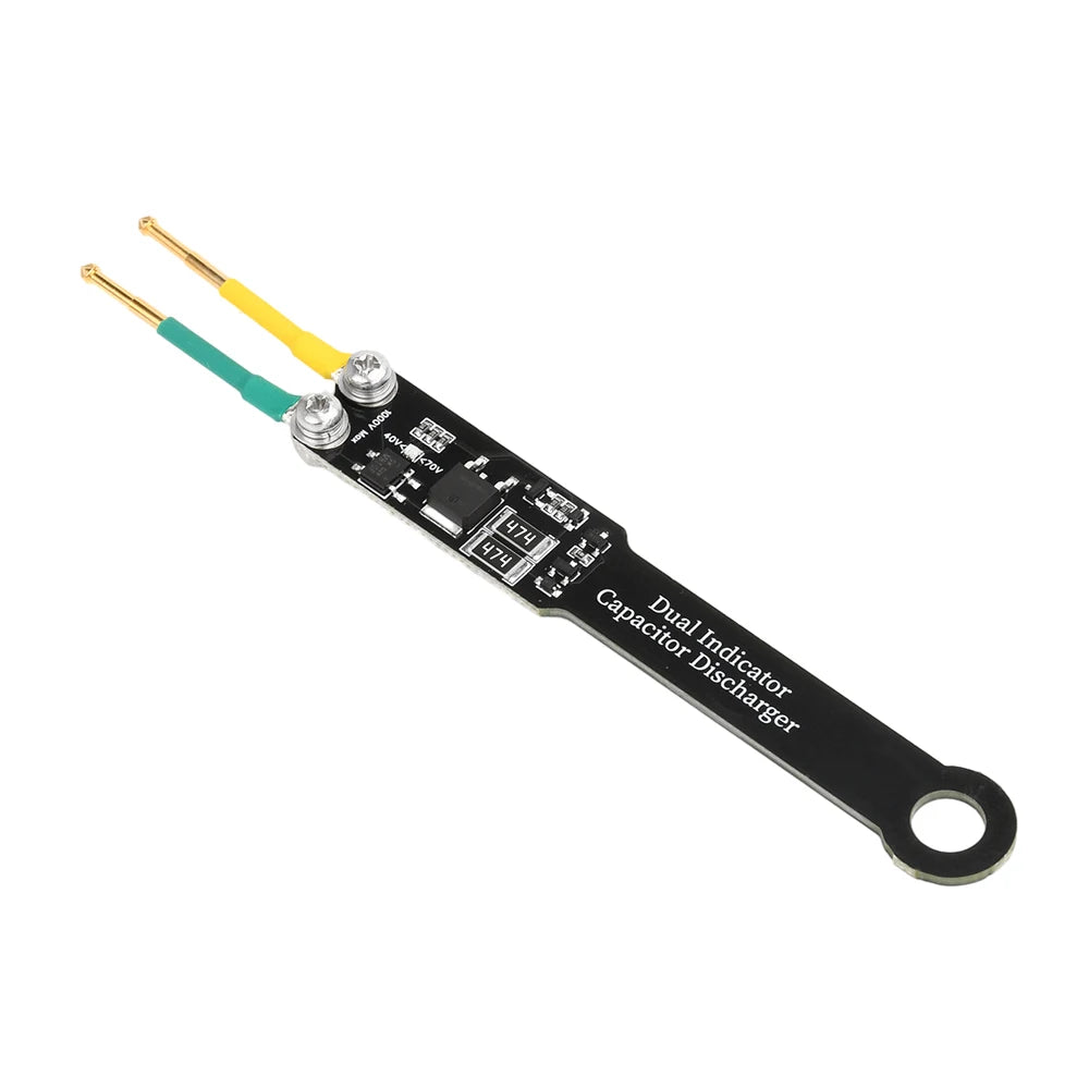 Portable Capacitor Discharge Pen Adjustable Pin Spacing AC DC LED Display Capacitor Discharging Pen for Repair Maintenance Oasis Select A