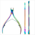 3PCS Manicure Tools Set Stainless Steel Nail File To Remove Dead Skin Manicure Tools Set Dead Skin Pliers Oasis Select 3pcs