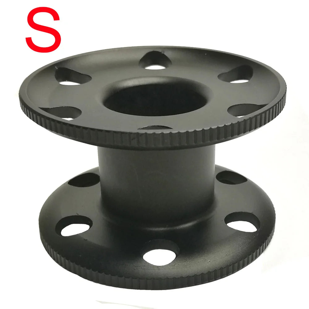 Scuba Diving Blank Finger Reel Diver Water Sports Aluminum Alloy Guide Line Spool Oasis Select Black S