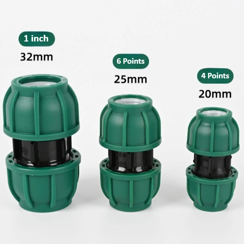 PE Ball Valve 4 Points 6 Points 1 Inch Water Pipe No Hot Melt Quick Connector Valve Switch Quick Connector Irrigation Joint Oasis Select