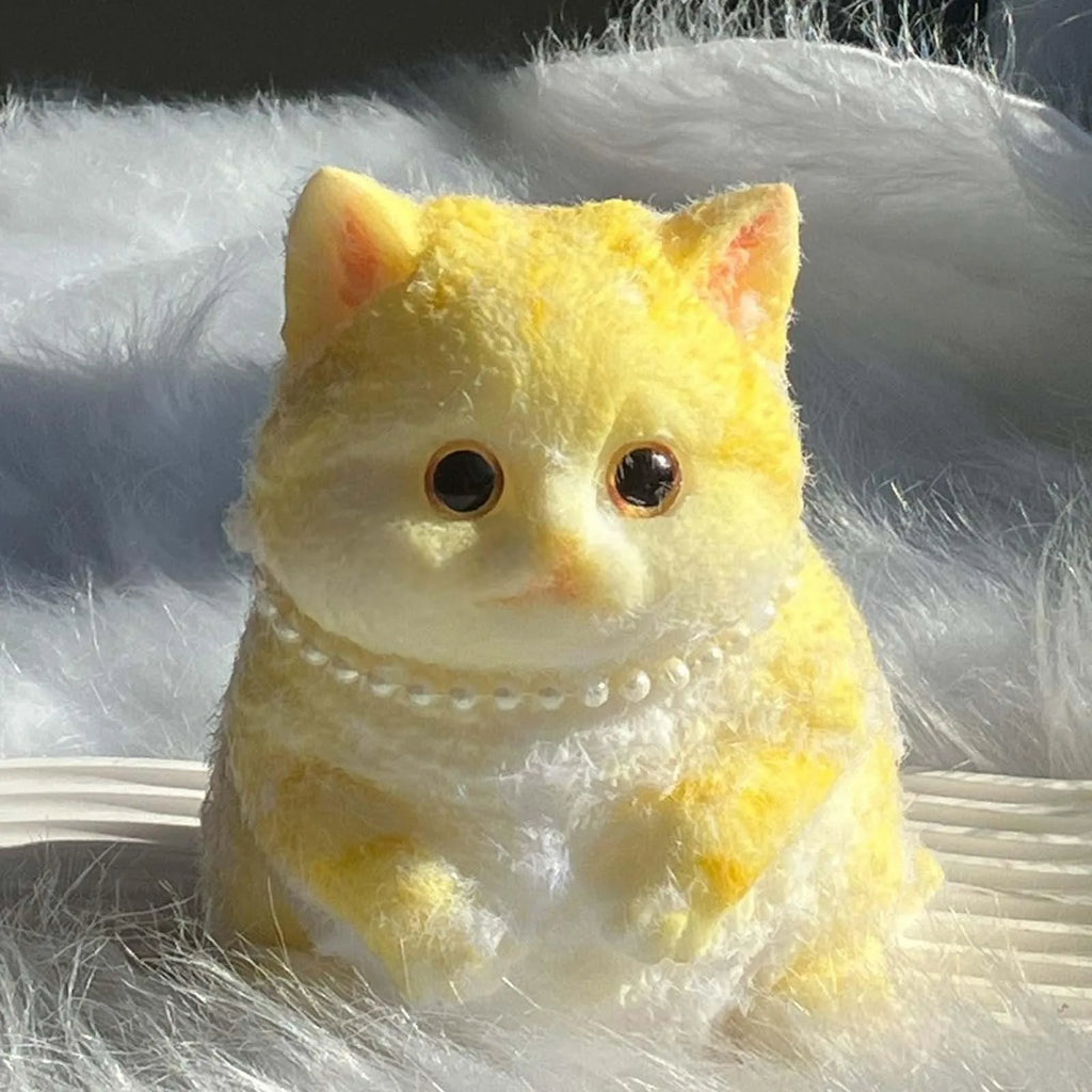 Taba Cute Chubby Cat Orange Cat Plush Soft Sticky Girl Kids Birthday Gift Fidget Toy Pet Ornaments Gifts Oasis Select C One Size