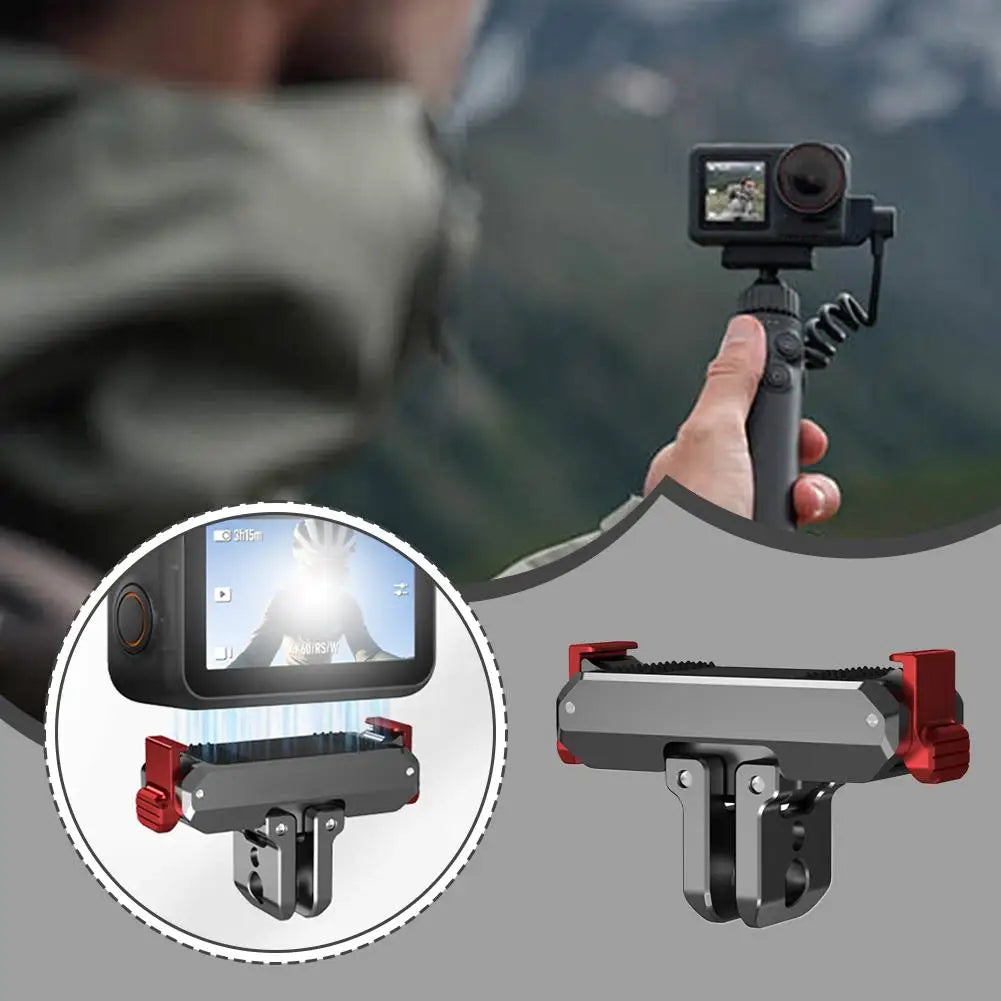 Magnetic Quick-release Adapter Mount for DJI OSMO NANO Metal Foldable Dual-Claws Base Extension Bracket Camera Accessory Oasis Select